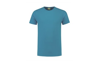 Crewneck heren t-shirt - turquoise