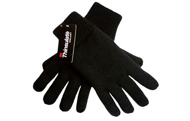 Gebreide thinsulate handschoenen