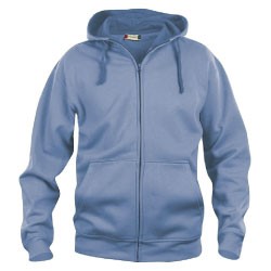 Basic heren hoody full zip