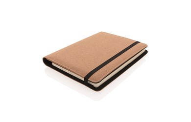 Deluxe kurken portfolio met pen