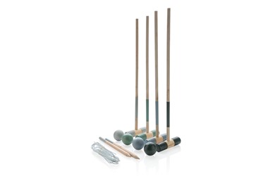 Houten croquet set