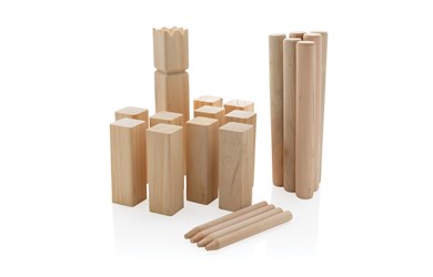 Houten kubb set