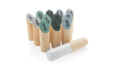 Houten werp set